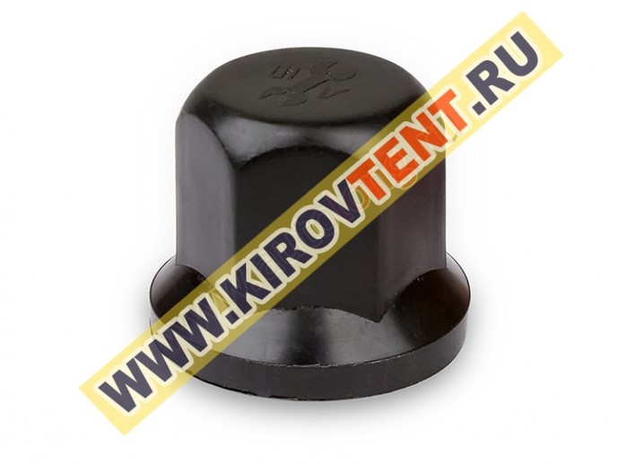 Колпачок на гайку размером 32 мм. Цвет черный. Изготовлен из пластика.