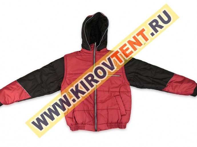 Куртка комбин. с вышивкой INTERNATIONAL (52, красные)