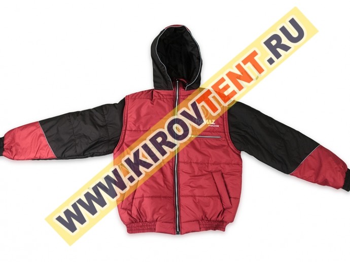 Куртка комбин. с вышивкой КАМАЗ (58, красные)